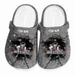 customized new mexico state aggies cracked ground texture clog best selling