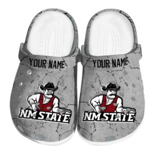 customized new mexico state aggies cracked texture clog best selling