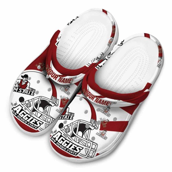 customized new mexico state aggies football helmet clog latest model