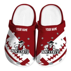 customized new mexico state aggies football motif clog best selling