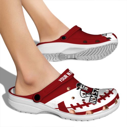 customized new mexico state aggies football motif clog fashion forward