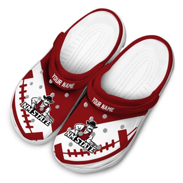 customized new mexico state aggies football motif clog latest model