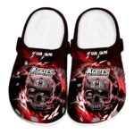 customized new mexico state aggies gothic skull clog best selling