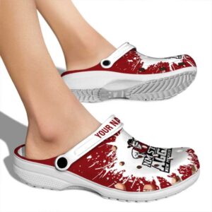 customized new mexico state aggies splash art clog fashion forward