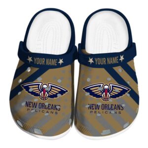 customized new orleans pelicans star spangled graphic clog best selling