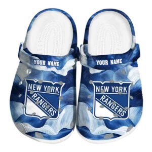 customized new york rangers ocean waves clog best selling