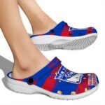 customized new york rangers paint splatter graphics clog best selling