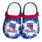 customized new york rangers splash art clog best selling