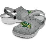 customized north dakota state bison cracked texture clog best selling