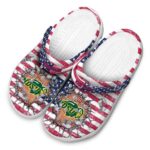 customized north dakota state bison freedom splinter clog best selling
