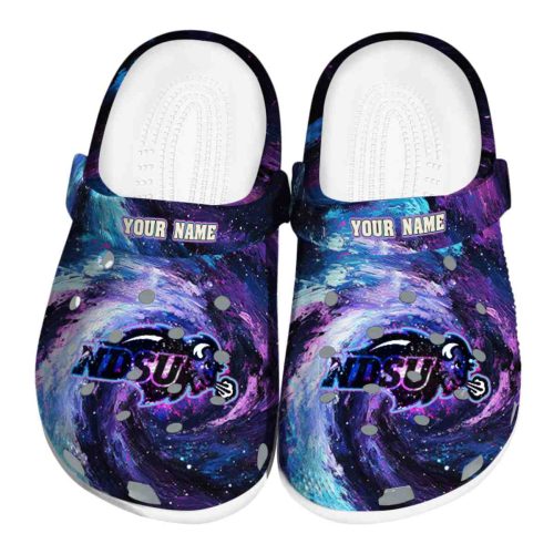 customized north dakota state bison galaxy swirl clog best selling