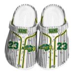 customized north dakota state bison pinstripe pattern clog best selling