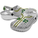 customized north dakota state bison pinstripe pattern clog best selling