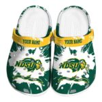 customized north dakota state bison splatter pattern clog best selling