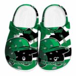 customized north texas mean green baseball helmet clog best selling