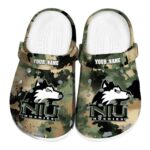 customized northern illinois huskies camouflage craze clog best selling
