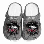 customized northern illinois huskies cracked ground texture clog best selling