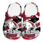 customized northern illinois huskies football helmet clog best selling