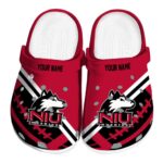 customized northern illinois huskies football motif clog best selling