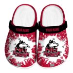 customized northern illinois huskies splash art clog best selling