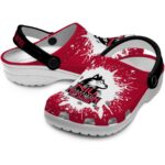 customized northern illinois huskies splash art clog best selling