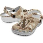 customized northwestern wildcats desert camo clog best selling