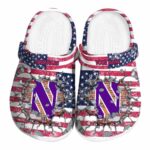 customized northwestern wildcats freedom splinter clog best selling