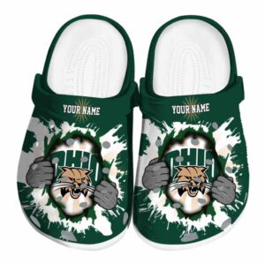 customized ohio bobcats gripping hand clog best selling