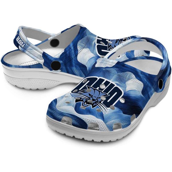 customized ohio bobcats ocean waves clog high quality
