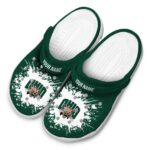 customized ohio bobcats splatter background clog best selling