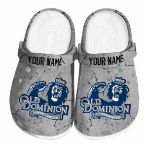 customized old dominion monarchs cracked texture clog best selling