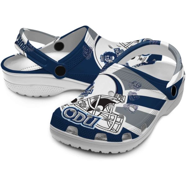 customized old dominion monarchs football helmet clog high quality