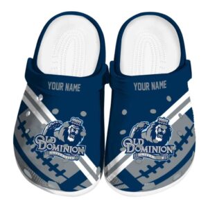 customized old dominion monarchs football motif clog best selling
