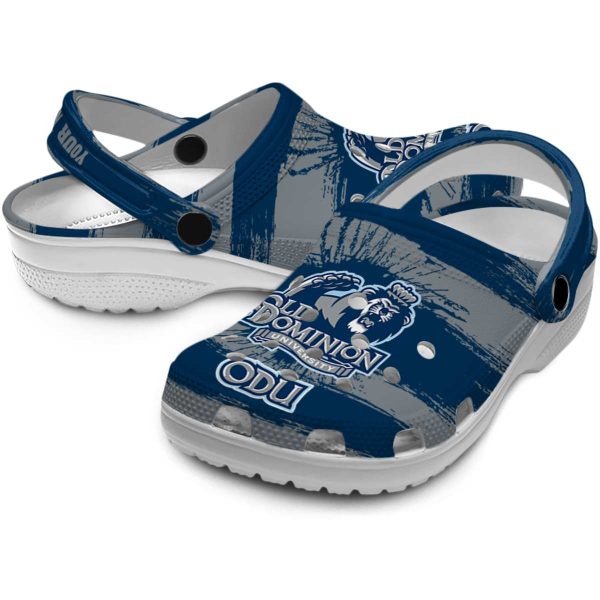 customized old dominion monarchs paint splatter graphics clog high quality