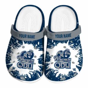 customized old dominion monarchs splash art clog best selling