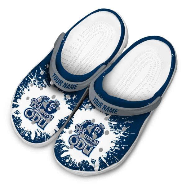 customized old dominion monarchs splash art clog latest model