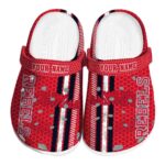 customized ole miss rebels contrasting stripes clog best selling