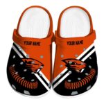 customized oregon state beavers baseball motif clog best selling
