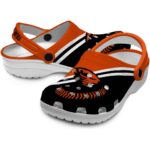 customized oregon state beavers baseball motif clog best selling