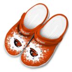 customized oregon state beavers splatter background clog best selling