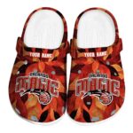 customized orlando magic autumn leaves clog best selling