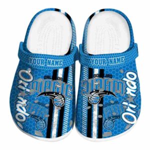customized orlando magic contrasting stripes clog best selling