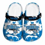 customized orlando magic splatter pattern clog best selling