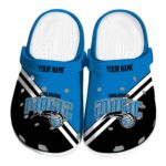 customized orlando magic striped accents clog best selling