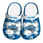 customized orlando magic zigzag paint burst clog best selling