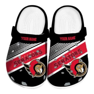customized ottawa senators vibrant dual tone clog best selling