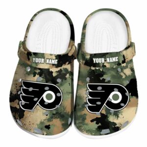 customized philadelphia flyers camouflage craze clog best selling