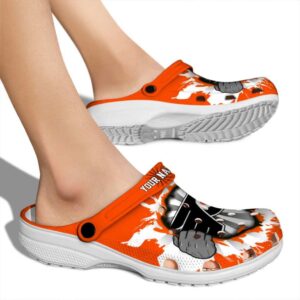 customized philadelphia flyers gripping hand clog fashion forward
