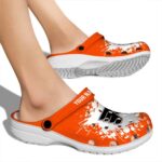 customized philadelphia flyers splatter background clog best selling