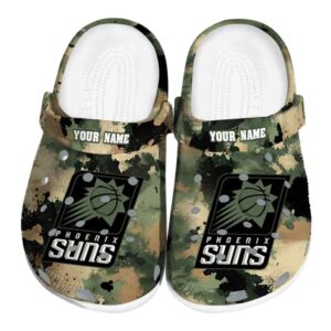 customized phoenix suns camouflage craze clog best selling